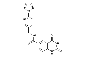 2,4-diketo-N-[(6-pyrazol-1-yl-3-pyridyl)methyl]-1H-pyrido[2,3-d]pyrimidine-6-carboxamide