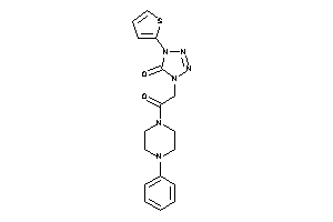 Image of 1-[2-keto-2-(4-phenylpiperazino)ethyl]-4-(2-thienyl)tetrazol-5-one