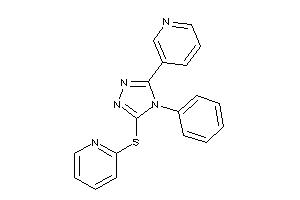 2-[[4-phenyl-5-(3-pyridyl)-1,2,4-triazol-3-yl]thio]pyridine