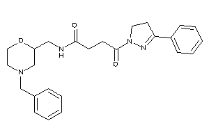 N-[(4-benzylmorpholin-2-yl)methyl]-4-keto-4-(3-phenyl-2-pyrazolin-1-yl)butyramide