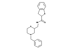 N-[(4-benzylmorpholin-2-yl)methyl]-2,3-dihydrobenzothiophene-2-carboxamide