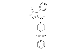 (4-besylpiperazino)-(3-phenyl-2-thioxo-4-imidazolin-4-yl)methanone