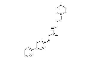 Image of N-(3-morpholinopropyl)-2-(4-phenylphenoxy)acetamide