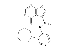 N-[2-(azepan-1-yl)phenyl]-4-keto-3H-furo[2,3-d]pyrimidine-5-carboxamide