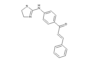 3-phenyl-1-[4-(2-thiazolin-2-ylamino)phenyl]prop-2-en-1-one