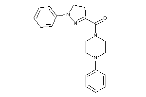 (4-phenylpiperazino)-(1-phenyl-2-pyrazolin-3-yl)methanone