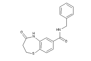 N-benzyl-4-keto-3,5-dihydro-2H-1,5-benzothiazepine-7-carboxamide