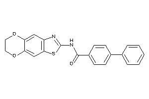 Image of N-(6,7-dihydro-[1,4]dioxino[2,3-f][1,3]benzothiazol-2-yl)-4-phenyl-benzamide