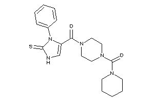 [4-(3-phenyl-2-thioxo-4-imidazoline-4-carbonyl)piperazino]-piperidino-methanone