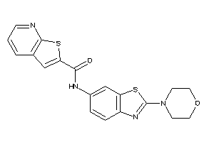 N-(2-morpholino-1,3-benzothiazol-6-yl)thieno[2,3-b]pyridine-2-carboxamide