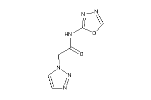 N-(1,3,4-oxadiazol-2-yl)-2-(triazol-1-yl)acetamide