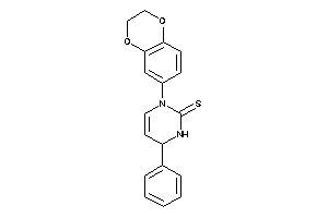 3-(2,3-dihydro-1,4-benzodioxin-6-yl)-6-phenyl-1,6-dihydropyrimidine-2-thione