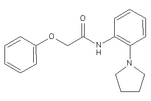 2-phenoxy-N-(2-pyrrolidinophenyl)acetamide