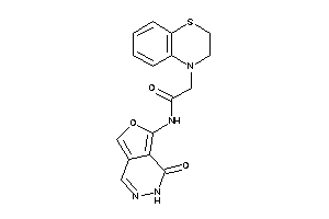 2-(2,3-dihydro-1,4-benzothiazin-4-yl)-N-(4-keto-3H-furo[3,4-d]pyridazin-5-yl)acetamide