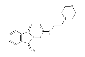 2-(1-keto-3-methylene-isoindolin-2-yl)-N-(2-morpholinoethyl)acetamide