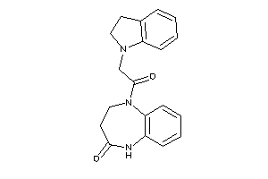 1-(2-indolin-1-ylacetyl)-3,5-dihydro-2H-1,5-benzodiazepin-4-one