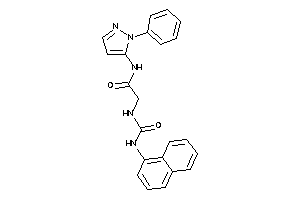 Image of 2-(1-naphthylcarbamoylamino)-N-(2-phenylpyrazol-3-yl)acetamide