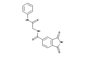 N-(2-anilino-2-keto-ethyl)-1,3-diketo-isoindoline-5-carboxamide