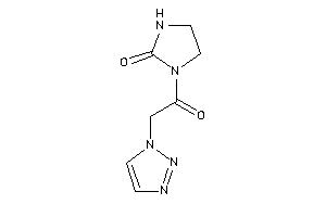 Image of 1-[2-(triazol-1-yl)acetyl]-2-imidazolidinone
