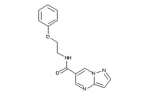 N-(2-phenoxyethyl)pyrazolo[1,5-a]pyrimidine-6-carboxamide