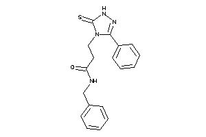 N-benzyl-3-(3-phenyl-5-thioxo-1H-1,2,4-triazol-4-yl)propionamide