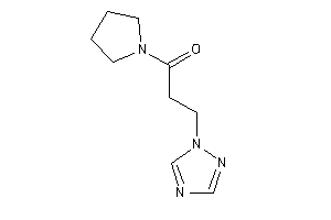 1-pyrrolidino-3-(1,2,4-triazol-1-yl)propan-1-one