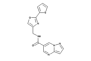 N-[[2-(2-thienyl)oxazol-4-yl]methyl]pyrazolo[1,5-a]pyrimidine-6-carboxamide