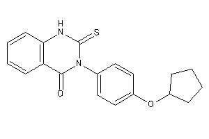 3-[4-(cyclopentoxy)phenyl]-2-thioxo-1H-quinazolin-4-one