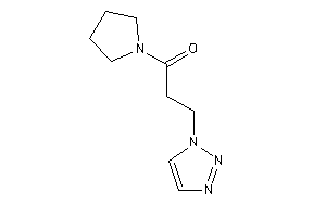 1-pyrrolidino-3-(triazol-1-yl)propan-1-one