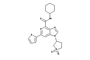 N-cyclohexyl-1-(1,1-diketothiolan-3-yl)-6-(2-thienyl)imidazo[4,5-c]pyridine-4-carboxamide