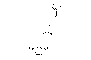 4-(2,5-diketoimidazolidin-1-yl)-N-[3-(2-furyl)propyl]butyramide