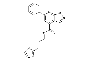 N-[3-(2-furyl)propyl]-6-phenyl-isoxazolo[5,4-b]pyridine-4-carboxamide