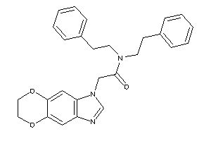 2-(6,7-dihydro-[1,4]dioxino[2,3-f]benzimidazol-3-yl)-N,N-diphenethyl-acetamide