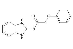 N-(1,3-dihydrobenzimidazol-2-ylidene)-2-(phenylthio)acetamide