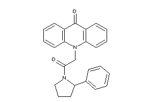 10-[2-keto-2-(2-phenylpyrrolidino)ethyl]acridin-9-one