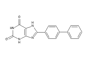 8-(4-phenylphenyl)-7H-xanthine