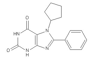 7-cyclopentyl-8-phenyl-xanthine