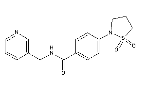 4-(1,1-diketo-1,2-thiazolidin-2-yl)-N-(3-pyridylmethyl)benzamide