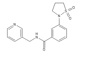 3-(1,1-diketo-1,2-thiazolidin-2-yl)-N-(3-pyridylmethyl)benzamide