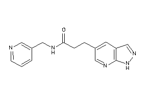 3-(1H-pyrazolo[3,4-b]pyridin-5-yl)-N-(3-pyridylmethyl)propionamide