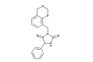 3-(4H-1,3-benzodioxin-8-ylmethyl)-5-phenyl-hydantoin