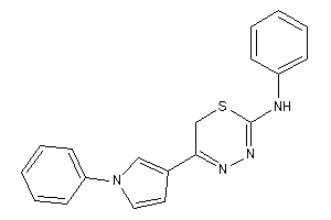 Phenyl-[5-(1-phenylpyrrol-3-yl)-6H-1,3,4-thiadiazin-2-yl]amine
