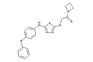 1-(azetidin-1-yl)-2-[[5-(4-phenoxyanilino)-1,3,4-thiadiazol-2-yl]thio]ethanone