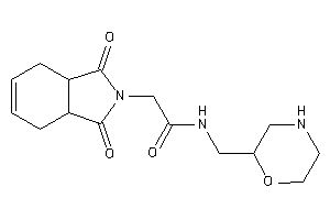 2-(1,3-diketo-3a,4,7,7a-tetrahydroisoindol-2-yl)-N-(morpholin-2-ylmethyl)acetamide