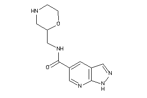 N-(morpholin-2-ylmethyl)-1H-pyrazolo[3,4-b]pyridine-5-carboxamide