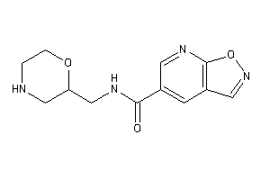 N-(morpholin-2-ylmethyl)isoxazolo[5,4-b]pyridine-5-carboxamide