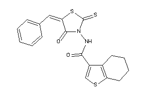 N-(5-benzal-4-keto-2-thioxo-thiazolidin-3-yl)-4,5,6,7-tetrahydrobenzothiophene-3-carboxamide