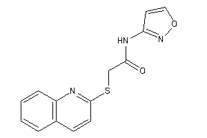 N-isoxazol-3-yl-2-(2-quinolylthio)acetamide