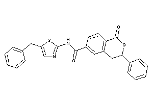 N-(5-benzylthiazol-2-yl)-1-keto-3-phenyl-isochroman-6-carboxamide