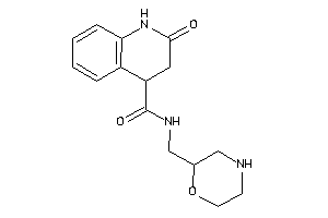 2-keto-N-(morpholin-2-ylmethyl)-3,4-dihydro-1H-quinoline-4-carboxamide